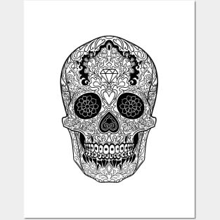 Sugar skull Posters and Art